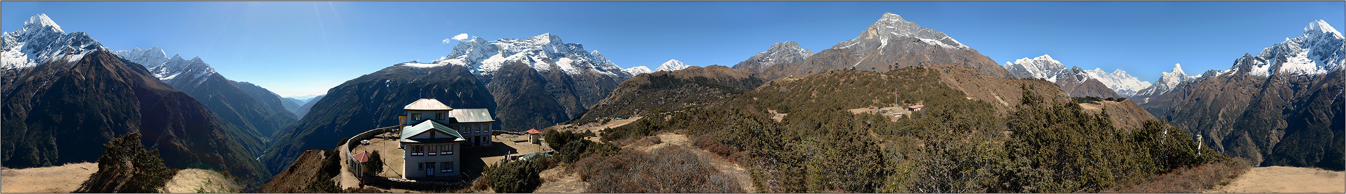 Panorama zwischen Namche und Khumjung